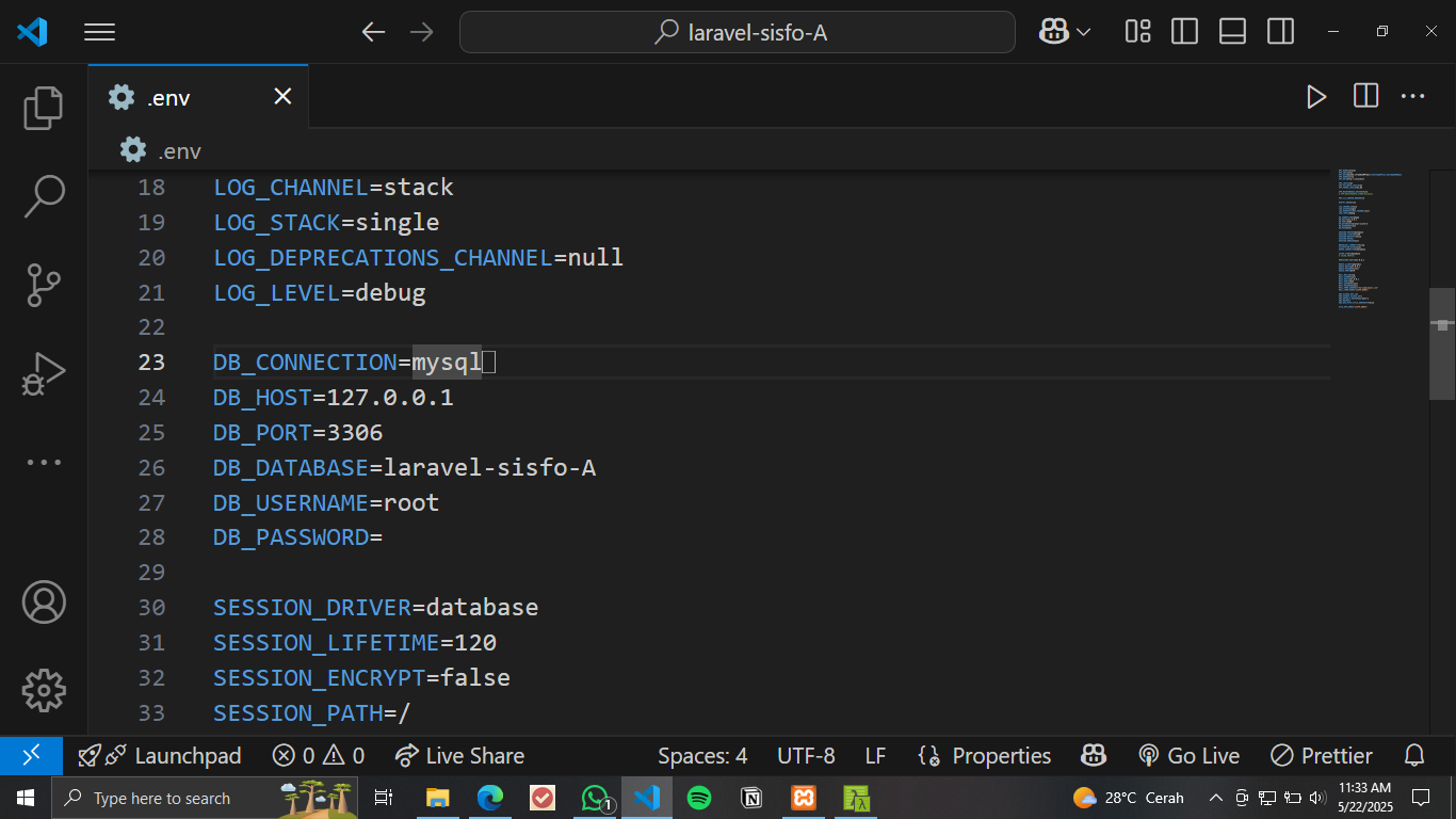 Konfigurasi Database